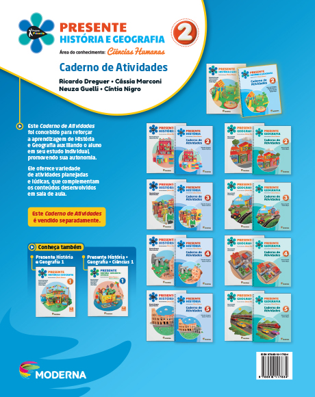 Caderno - Presente História e Geografia 2 - verso